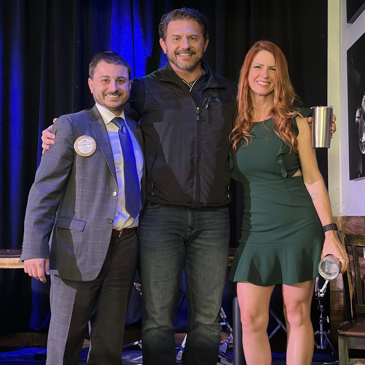 Grant Sparks presenting at a Rotary event
